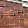 stair step cracking on a foundation wall in Mississauga