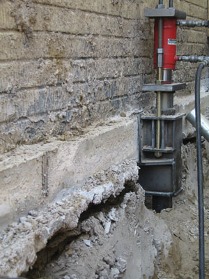 Commercial Push Pier Installation in Barrie