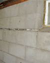 Severely buckling foundation walls in a home in Clarington in need of repairs.