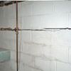 Severe foundation damage from a long crack in a bucking wall of a Whitby home.