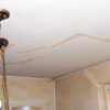 Drywall cracks in Hamilton that were poorly patched and repaired.