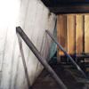 Temporary foundation wall supports stabilizing a Markham home